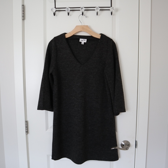 Frank & Oak Wide Neck V Sleeve Dress - Picture 2 of 4
